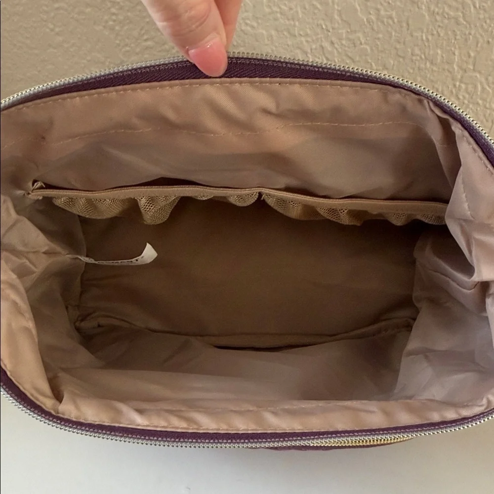 Purple Quilted Women's Bag size large